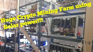 Inside a 1MW Solar powered Crypto Mining Farm [upl. by Deenya606]