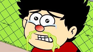 Dennis Tries To Get Sick  Dennis the Menace and Gnasher   Shows For Kids  S04 E21  Beano [upl. by Ssegrub]