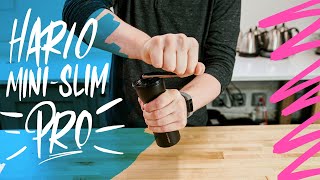 Video Overview  Hario Ceramic Coffee Mill MiniSlim PRO [upl. by Rfinnej]