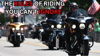 7 Unspoken Rules ALL Motorcyclists Must Follow [upl. by Atiral]