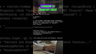 HOW TO CHECK A SERVERS NET FRAMEWORK VERSION powershelltraining powershell framework [upl. by Ji]