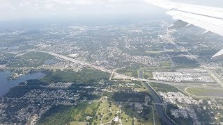 Orlando Florida  Landing at Orlando International Airport 2019 [upl. by Ecikram]