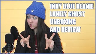 Indy Blue Lonely Ghost Co Beanie Unboxing and Review [upl. by Lesya]