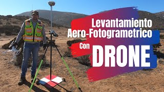 LEVANTAMIENTO AEROFOTOGRAMETRICO con DRONE  TOPOGRAFÍA  FRANK NUÑEZ [upl. by Kerianne519]