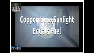 2254 Copper Urea And Sunlight Equals Fuel  A New Way [upl. by Yesor]