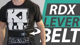 RDX Lever Lifting Belt Review [upl. by Assiron]