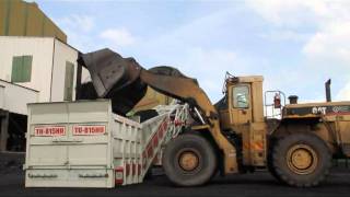 TU 815 HD Mobile Truck Unloader Reclaiming Coal at Powerstationmpg [upl. by Kylila]