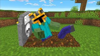 Minecraft MORPH IN TO A ZOMBIE AFTER DEATH MOD  SURVIVE AS A ZOMBIE  Minecraft Mods [upl. by Aleahc]