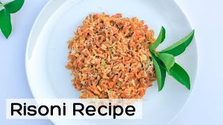 Risoni Recipe  Easy and Healthy Recipe [upl. by Aicener]