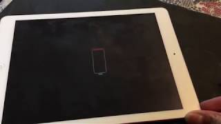 How to turn on iPad with empty battery icon [upl. by Morocco304]