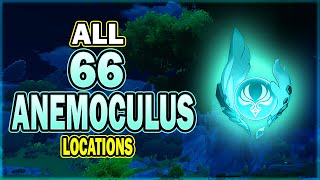 All 66 Anemoculus Locations  Detailed Guide for Mondstadt Oculus with Timestamps amp Easy Routes [upl. by Alisia67]