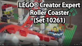 GROßER LEGO Roller Coaster AchterbahnSet 10261 Creator Expert News [upl. by Nuahsyd]