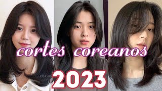 CORTES COREANOS 2023 🔥 TENDENCIAS CORTES ESTILO COREANO [upl. by Sihon185]