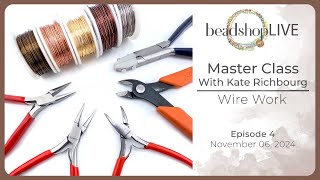 Beadshop LIVE Master Class Wire Ep 4 [upl. by Ayamahs489]