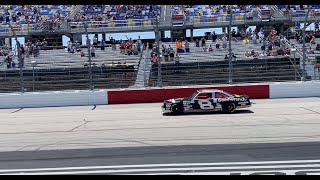 Dale Earnhardt Jr paces Xfinity field at Darlington Raceway in fathers Nova  NASCAR [upl. by Leugar]