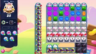 Candy Crush Saga LEVEL 6119 NO BOOSTERS new version [upl. by Adnertal]