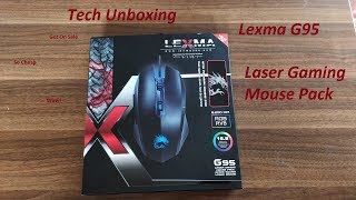 Lexma G95 Gaming Mouse Unboxing and Review [upl. by Anev]