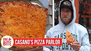 Barstool Pizza Review  Casanos Pizza Parlor Rutherford NJ [upl. by Mikal]