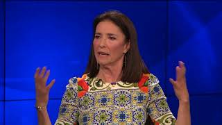 Mimi Rogers on the OnCamera Kisses in quotAffairs of Statequot [upl. by Assyram927]