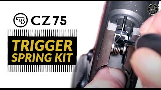 CZ 75 Trigger Spring Kit  Custom CZ 75 Trigger Job w MCARBO CZ 75 Accessories [upl. by Beret]