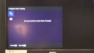 How to retune a Sony Bravia TV  Standard Menu [upl. by Ateiluj208]