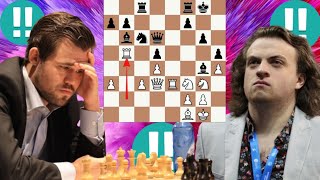 Defective chess game  Magnus Carlsen vs Hans Niemann 4 [upl. by Derte]