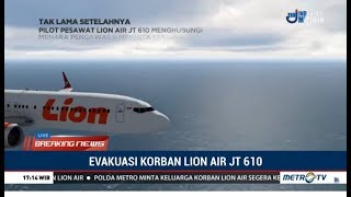 Detikdetik Jatuhnya Pesawat Lion Air JT610 di Perairan Tanjung Karawang [upl. by Marabelle]