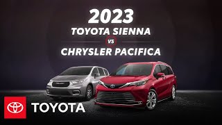 2023 Toyota Sienna vs 2023 Chrysler Pacifica  Toyota [upl. by Akamahs]