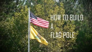 How to Build a Flagpole For Your Yard [upl. by Sophia]