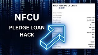 How Does the Pledge Loan Work at Navy Federal NFCU Secured Loan Hack [upl. by Ydospahr906]