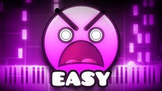 Geometry Dash LVL 21  Fingerdash  Piano Tutorial [upl. by Mcadams]