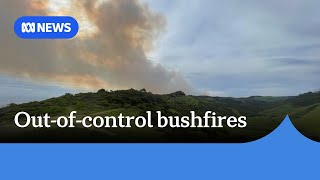 Home razed in outofcontrol bushfires in Victoria’s southwest  ABC News [upl. by Ruby158]