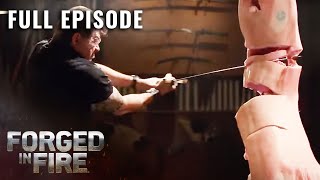 Forged in Fire Bladesmiths Work Through a Blackout S9 E2  Full Episode [upl. by Ylnevaeh]