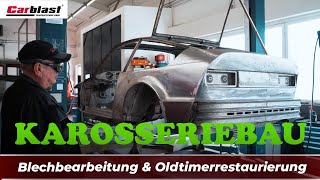 Karosseriebau und Blechbearbeitung in der Oldtimerrestaurierung [upl. by Rockwell]