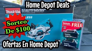 Ofertas En Home Depot  UNBOXING Makita Circular Saw XSR01PT  Home Depot Deals [upl. by Malca]