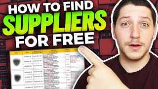 How to Easily Find Wholesale amp Dropshipping Suppliers for FREE 5 Methods [upl. by Zysk]