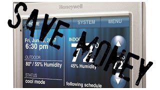 Honeywell Smart WiFi Thermostat  Setup and use [upl. by Haisa]