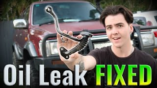 How to Replace Turbo Oil Return  1994 KZN130 Toyota Hilux Surf [upl. by Peterec]