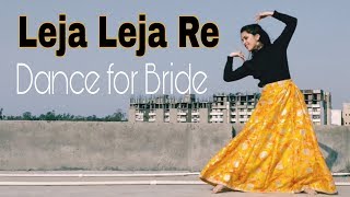 Leja Leja Re Dance • Wedding Choreography • Dhvani Bhanushali • Easy Dance steps [upl. by Vaden]