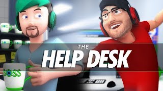 Will Markiplier Break It  Markiplier amp Jacksepticeye Animated in THE HELP DESK [upl. by Grae]