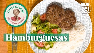 Cómo preparar hamburguesas  Teresa Ocampo Recetas  Buenazo [upl. by Anilev]