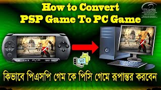 How to Convert PSP Game To PC Game AZ Step by Step nmdulal 2025 tutorials computercourse [upl. by Anahir]