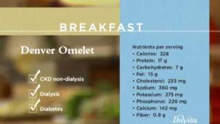 DaVita Kitchen  KidneyFriendly Denver Omelet Recipe [upl. by Adnilym]