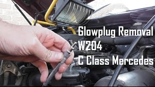 W204 C Class Glowplug Removal amp Replacement Guide [upl. by Normi]