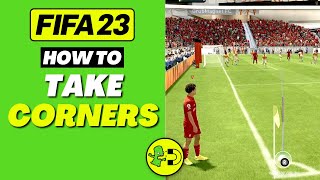 FIFA 23 How to Take Corners [upl. by Atinnor214]