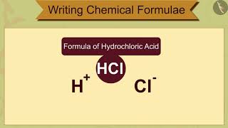 Writing Chemical Formulae  Part 11  English  Class 9 [upl. by Sesiom237]