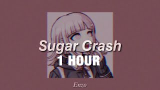 1 HOUR ElyOtto  SugarCrash  slowed  reverbed [upl. by Frodine]