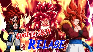 Gogeta Super Saiyan 4 Jus Mugen  Release [upl. by Ilka623]