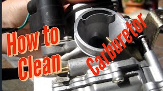 How to clean 50cc moped carburetor pt3 [upl. by Egerton]