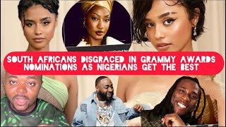 Another Disgrace for South Africa As Nigerians Shine Best in Grammy Awards Nominations [upl. by Eremihc]